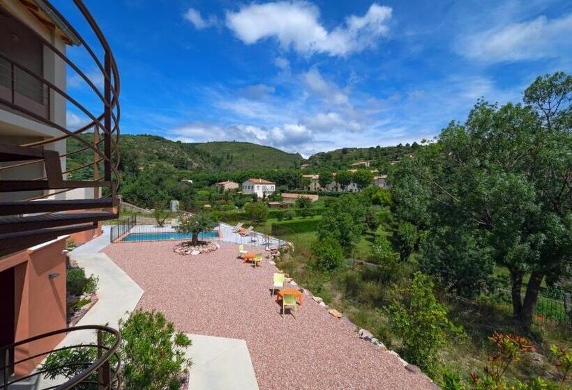 Отель Contact Hôtel Le Minervois   Hôtel & Restaurant Au Nord De Carcassonne