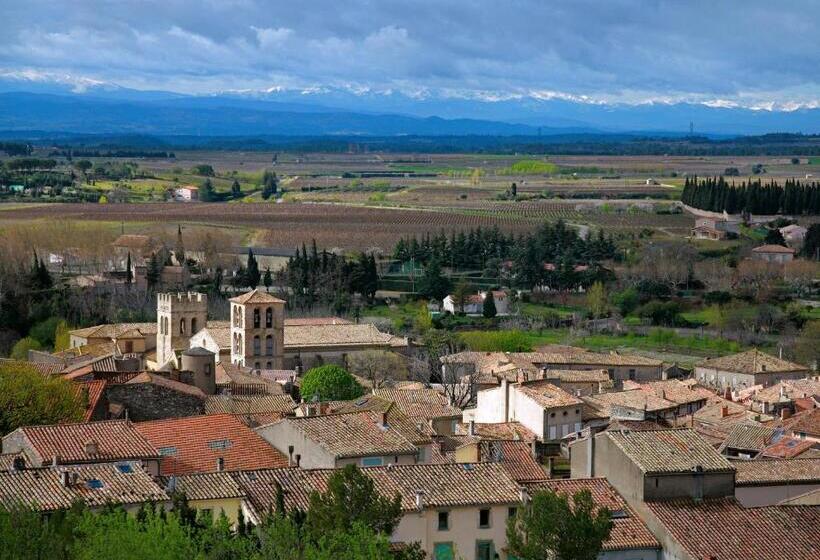 Отель Contact Hôtel Le Minervois   Hôtel & Restaurant Au Nord De Carcassonne