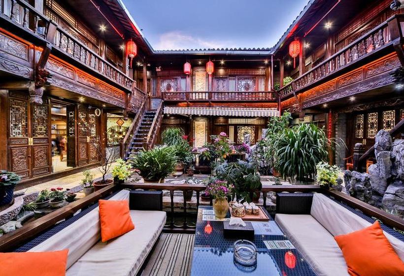 Отель Lijiang He Mu Ju Family Inn