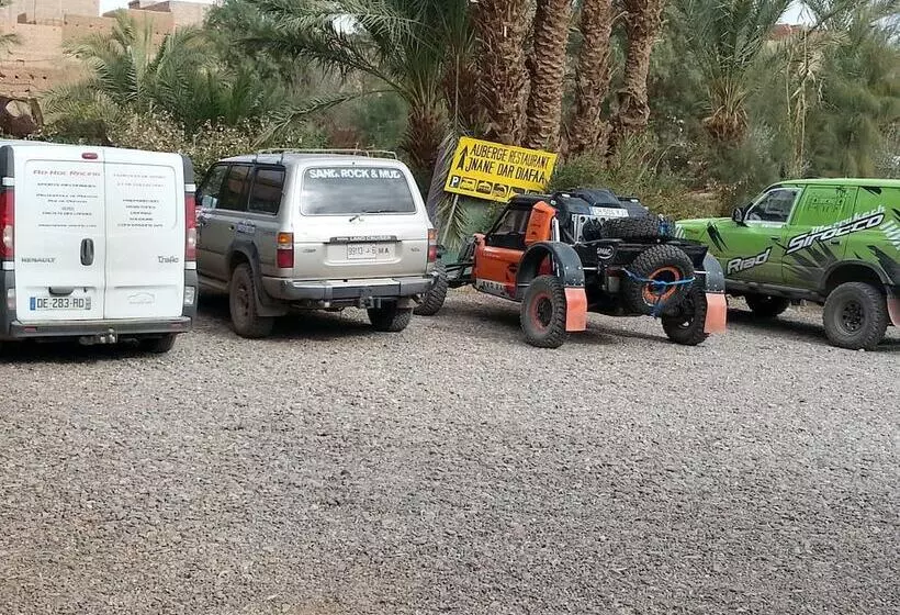 Hostel Jnane Dar Diafa Is In The Center Of Tamegrouteface Of The Bibiotheque