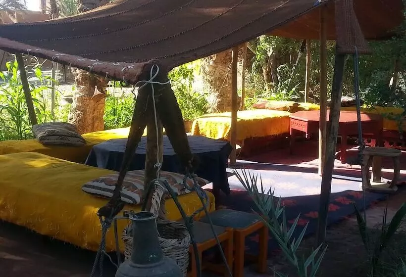 Hostel Jnane Dar Diafa Is In The Center Of Tamegrouteface Of The Bibiotheque