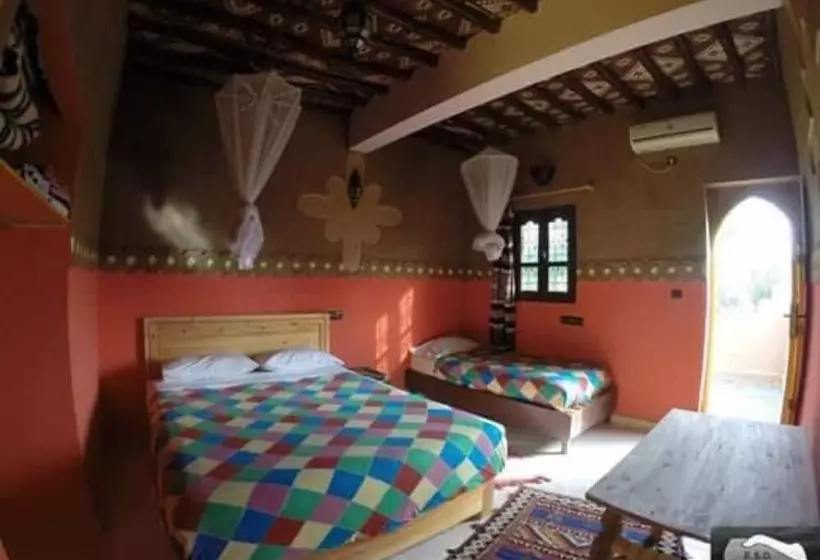 Hostel Jnane Dar Diafa Is In The Center Of Tamegrouteface Of The Bibiotheque