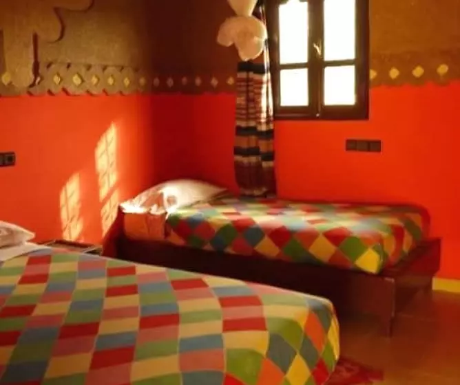 Hostel Jnane Dar Diafa Is In The Center Of Tamegrouteface Of The Bibiotheque