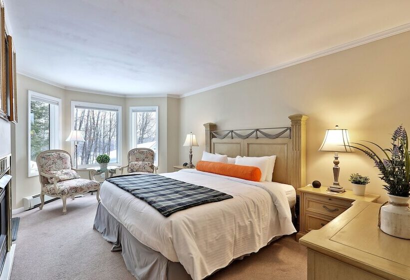 호텔 The Birch Ridge: European Room #8   King Suite In Killington, Vermont. Hot Tub. 1 Bedroom Home