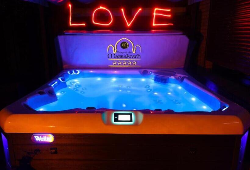 펜션 Whirlpool Suite Marrakesch Lounge