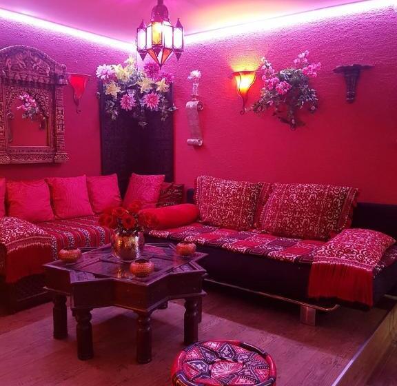 펜션 Whirlpool Suite Marrakesch Lounge