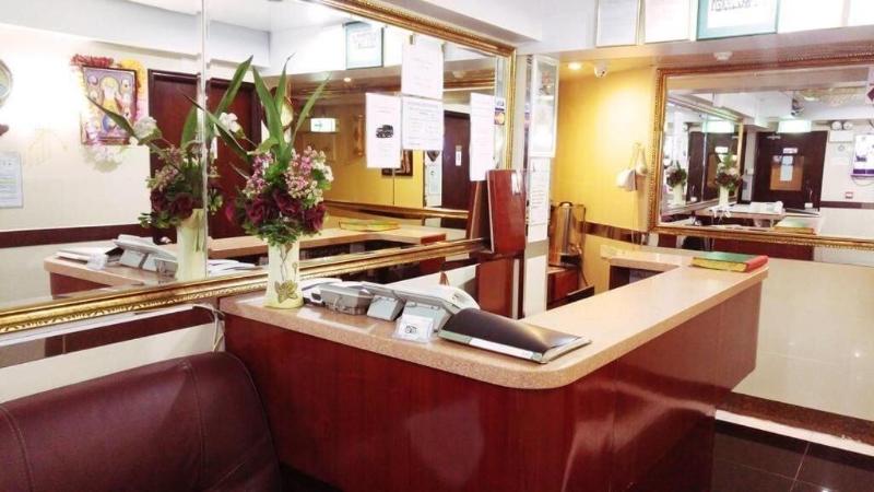 پانسیون First Inn Hotel & Guest House Reception At 10th F, Block E