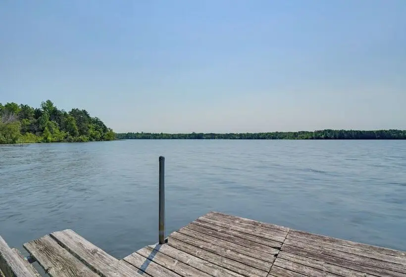 Lake Access & Private Dock: Brand New Minong Home