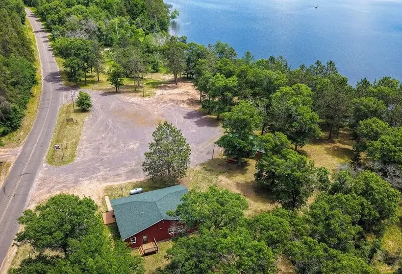 Lake Access & Private Dock: Brand New Minong Home