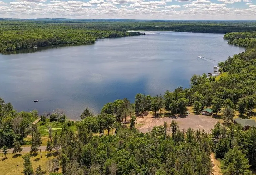 Lake Access & Private Dock: Brand New Minong Home