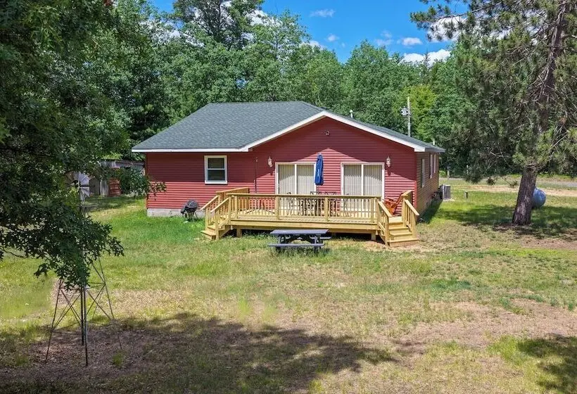 Lake Access & Private Dock: Brand New Minong Home