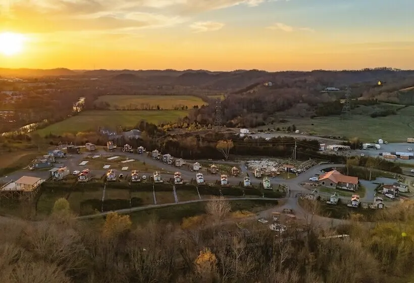 Tiny Home Village Near Dollywood