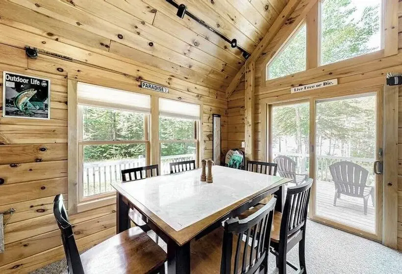Lakefront Cabin On First Roach Pond With Dock, Lake View & Firepit  Dog Friendly