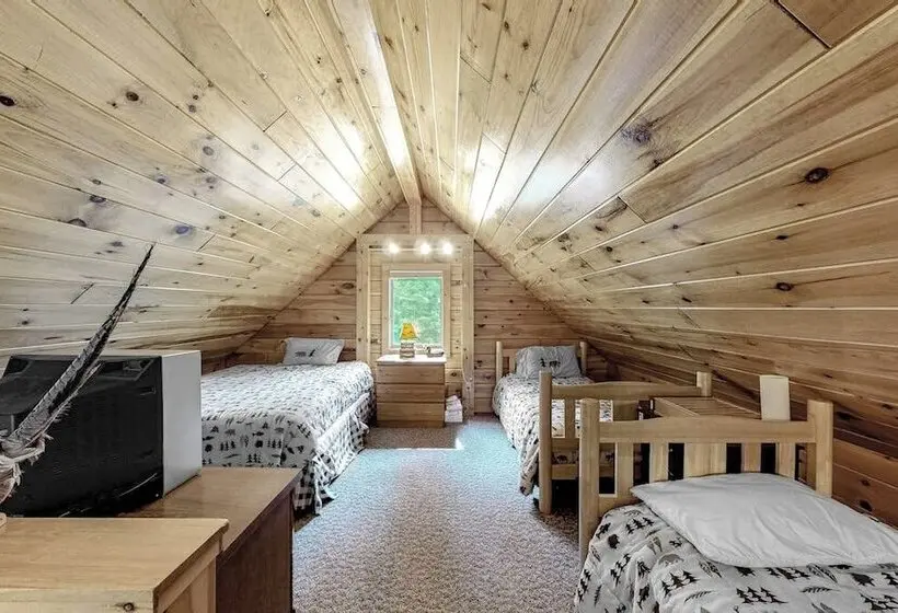 Lakefront Cabin On First Roach Pond With Dock, Lake View & Firepit  Dog Friendly