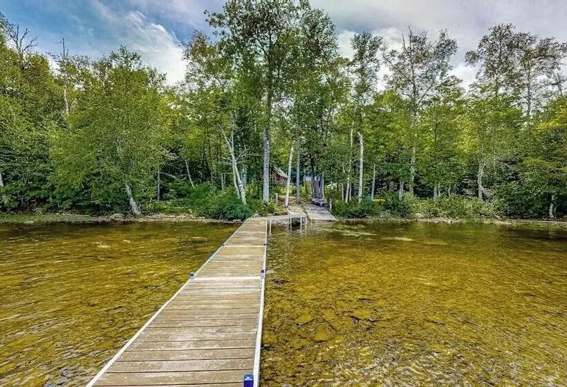 Lakefront Cabin On First Roach Pond With Dock, Lake View & Firepit  Dog Friendly