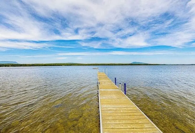 Lakefront Cabin On First Roach Pond With Dock, Lake View & Firepit  Dog Friendly