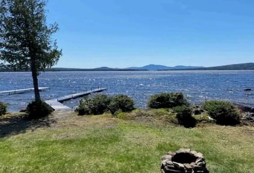 Lakefront Home With Private Dock, Mooring, Pebble Beach, Grill, & Firepit