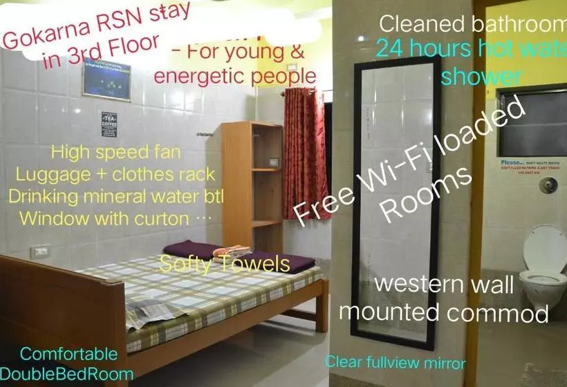 ペンション Gokarna Rsn Stay In Top Floor For The Young & Energetic People Of The Universe