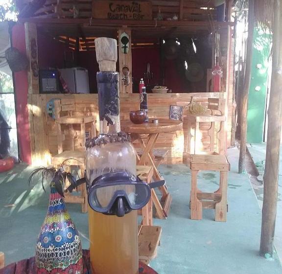 ペンション Pousada Canavial Beach Bar