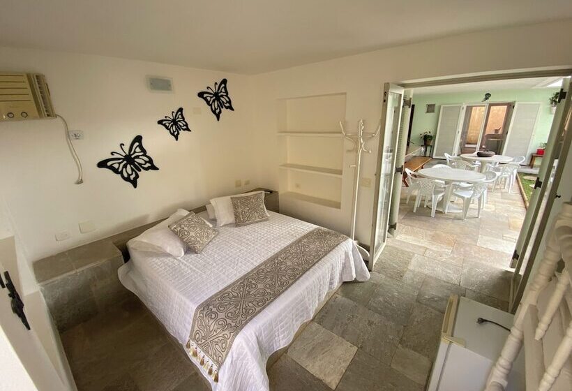 펜션 Pousada Pé Na Areia Guarujá