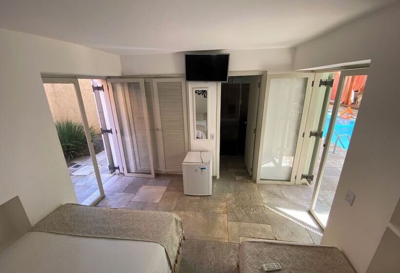 펜션 Pousada Pé Na Areia Guarujá