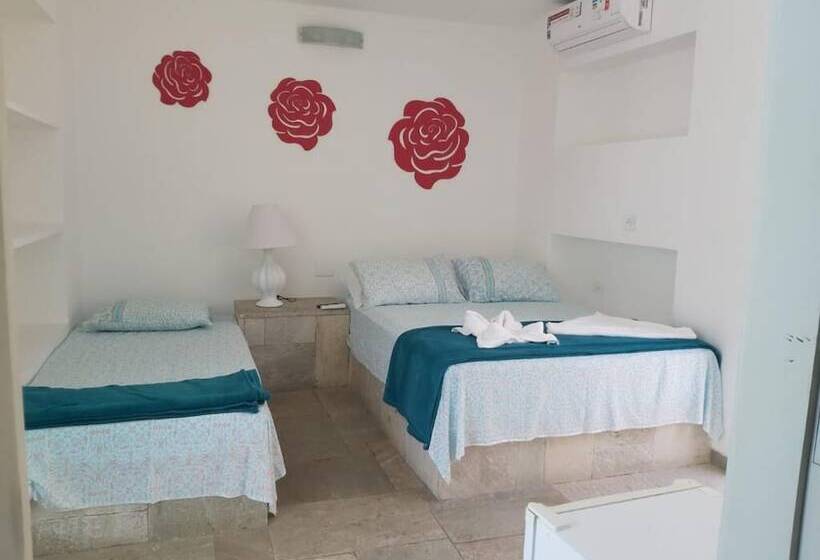 펜션 Pousada Pé Na Areia Guarujá