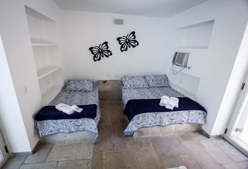 펜션 Pousada Pé Na Areia Guarujá