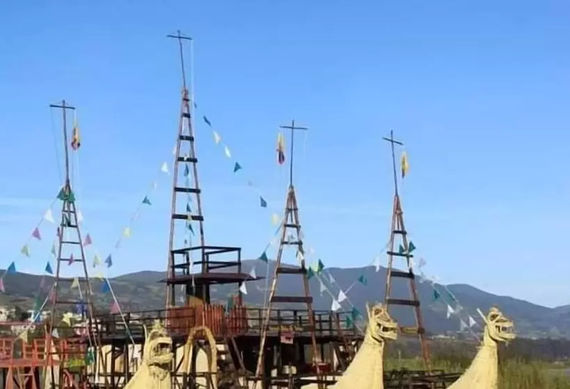 ペンション Hospedaje Campo Lago Y Glamping