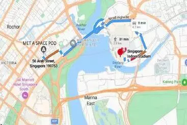 Hostel Met A Space Pod At Arab Street