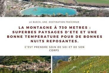 住宿加早餐  Gite Auberge Du Buech à Aspremont  05 Hautes Alpes