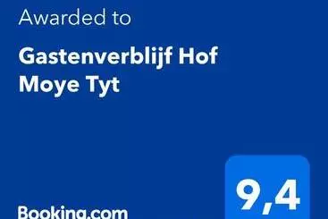 ペンション Gastenverblijf Hof Moye Tyt