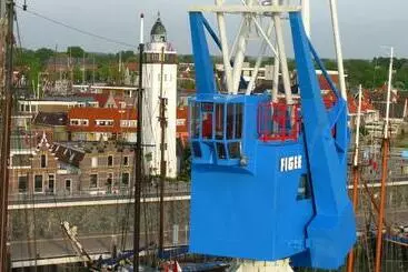 ベッドアンドブレックファースト Havenkraan Van Harlingen