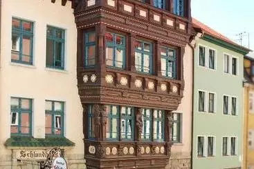 بنسيون Altstadthotel Garni Schlundhaus & Rautenkranz