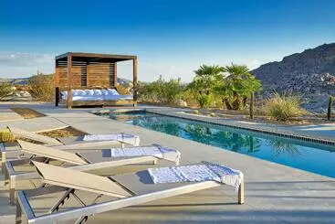 Turistihuoneistot Joshua Tree Country Club Villa/pool/sport/boulders