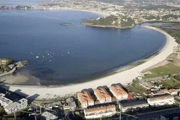 Vakantie-appartementen Vivienda Con Terraza En Playas De Baiona