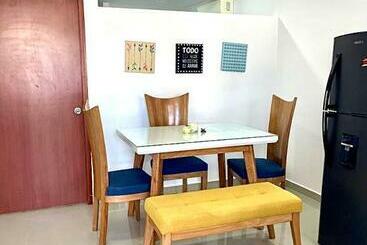 ツーリストアパートメント Lujoso Apartaestudio Amoblado En Coveñas Cerca A La Playa