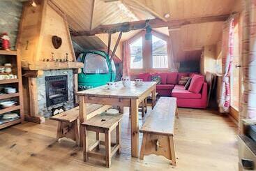 ツーリストアパートメント Chalet En Bois, 4 Chambres, Wifi, Skis, Parking Proche, 8 Pers   Fr 1 344 791