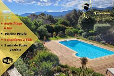 Appartamenti turistici Villa 125m2 6/8 Pers Trinité De Porto Vecchio Piscine