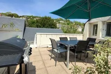 Turist apartmanları Gîte La P Tite Terrasse Chinon Centre Parking Gratuit