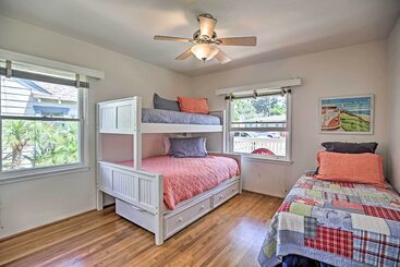 بيت ريفى Oceanside Home W/ Yard Walk To Beach & Pier