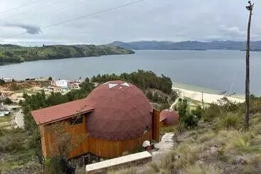 ベッドアンドブレックファースト Lago De Tota Playa Blanca Glamping Kairos