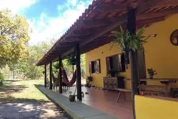 Aamiaismajoitus (B&B) Refúgio Na Chapada Dos Veadeiros Com Cachoeira