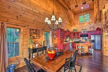 Vakantiehuisje Large Luxe Cabin W/hot Tub 16mi To Blue Ridge
