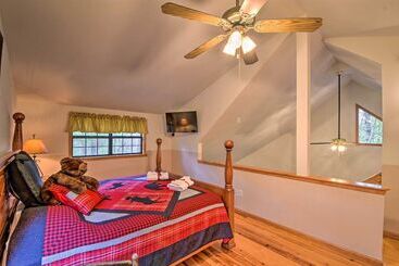 بيت ريفى Modern Cabin W/ Deck In The Blue Ridge Mountains!