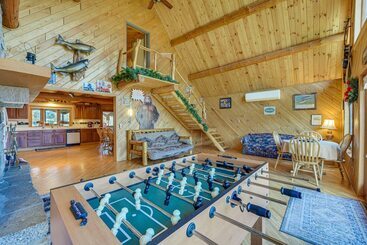 بيت ريفى Secluded Log Cabin < 1 Mi To Munger State Trail!