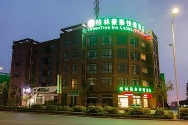 Hotelli Greentree Inn Jiangsu Xuzhou Jiawang Government Express