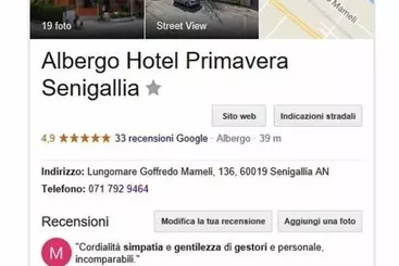 Hotel Albergo Primavera