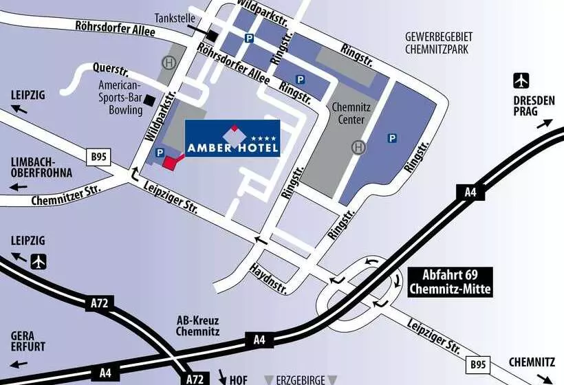 בית מלון כפרי Plaza Inn Chemnitz