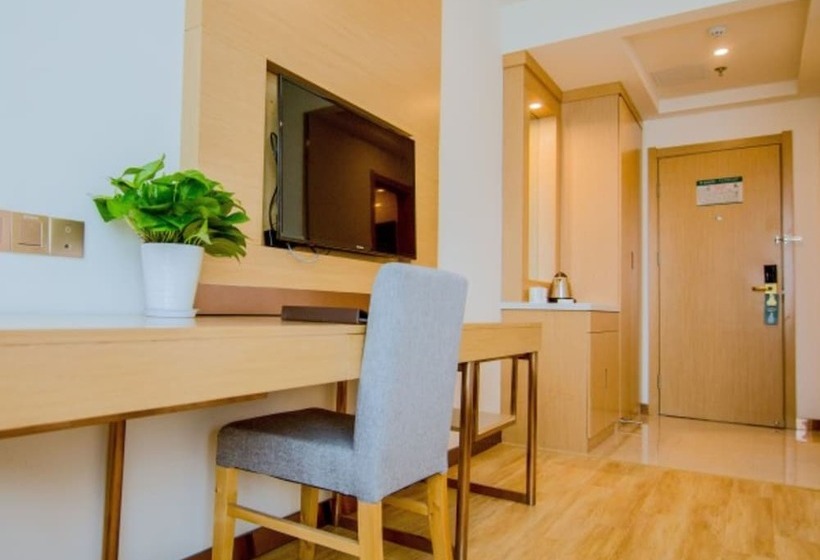 בית מלון כפרי Greentree Inn Nantong Tongzhou Zhangzhishan Town Deli Square Express