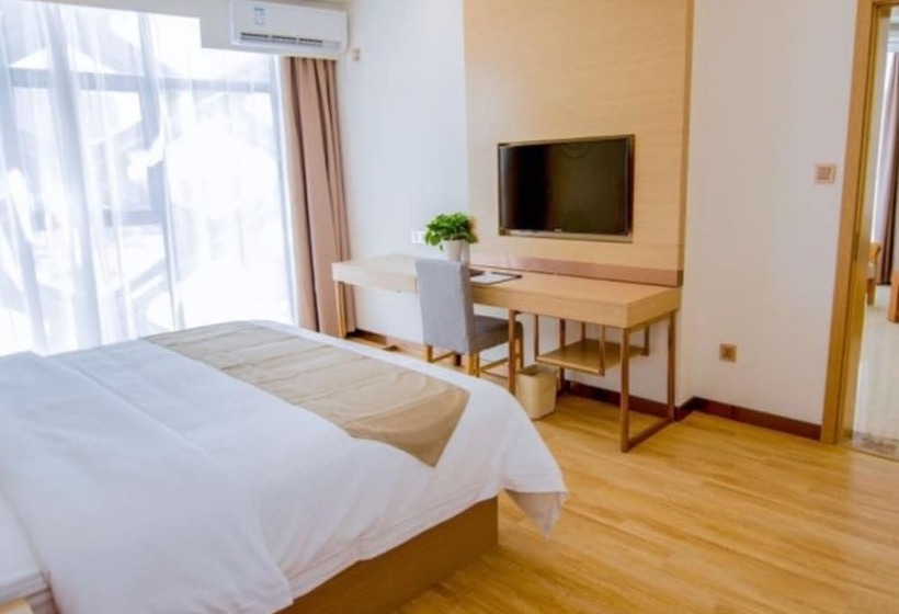 בית מלון כפרי Greentree Inn Nantong Tongzhou Zhangzhishan Town Deli Square Express